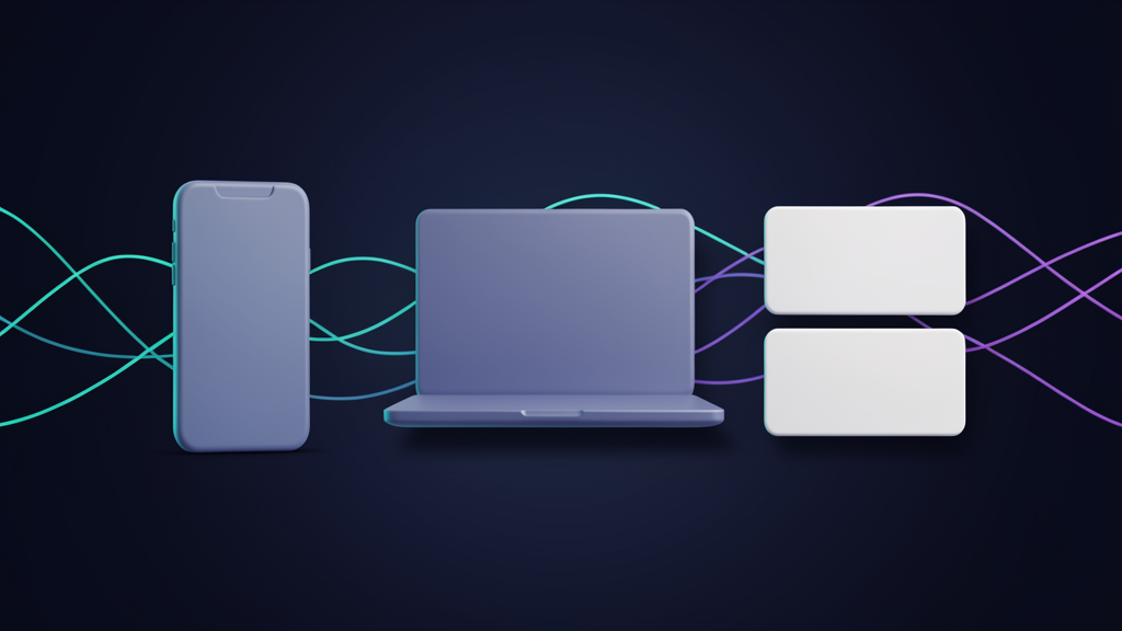 How Small Businesses Can Follow Up Faster Without Adding More Admin Work Abstract phone-to-laptop workflow illustration for faster follow-up automation